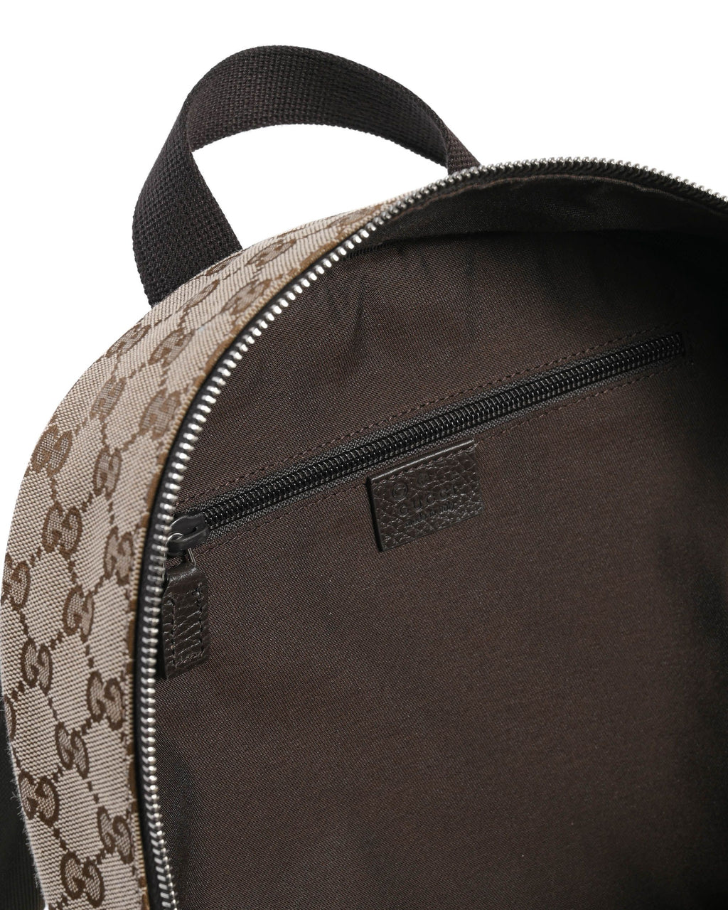 Zaino Gucci GG monogramma beige marrone