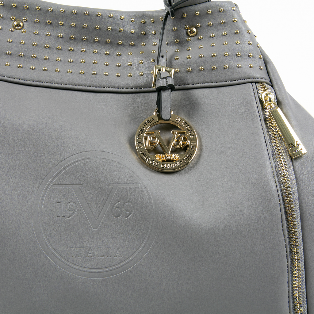 V 1969 Italia Borsa da donna grigia OLIVIA