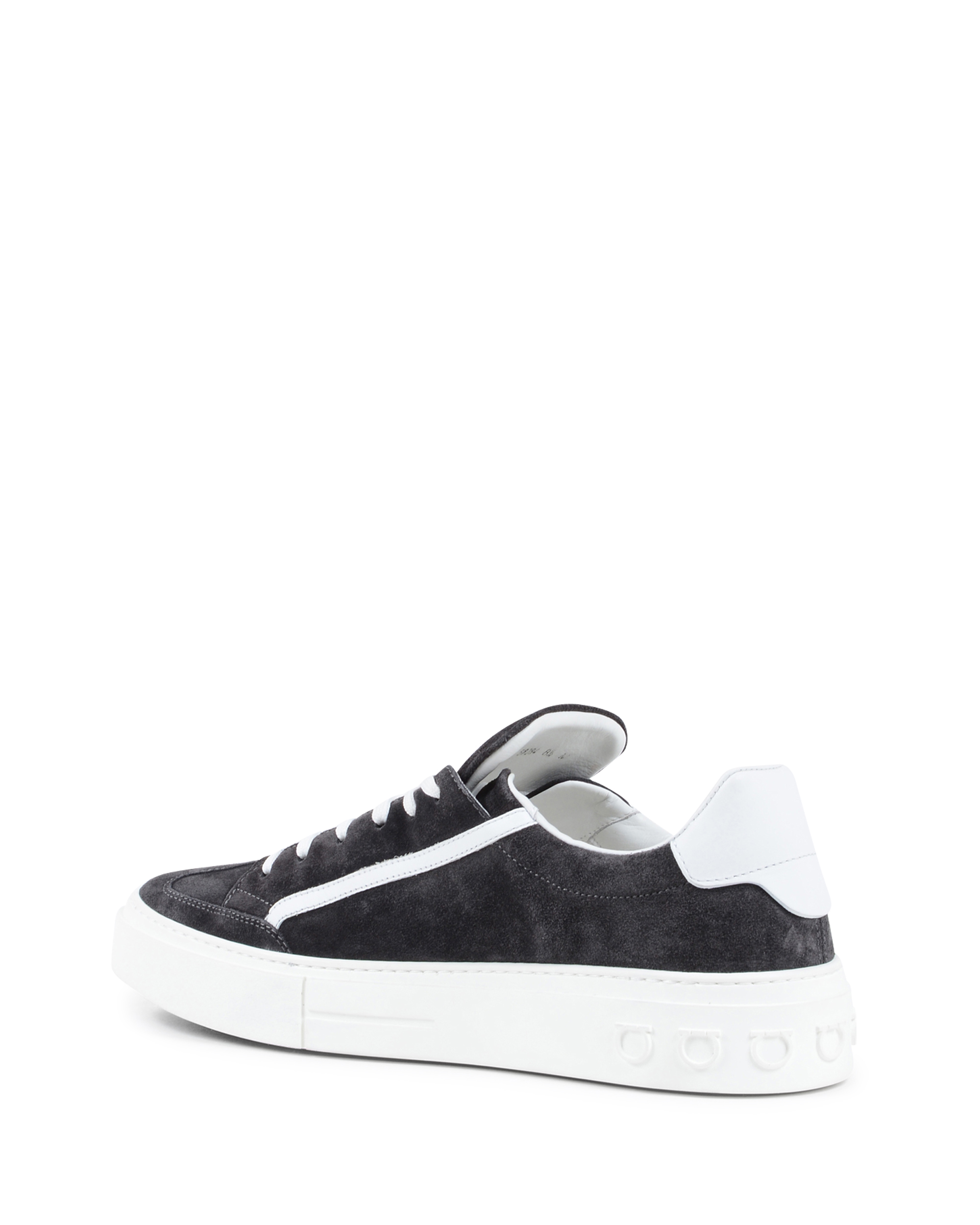 Salvatore Ferragamo Sneaker da uomo nere BORG 2