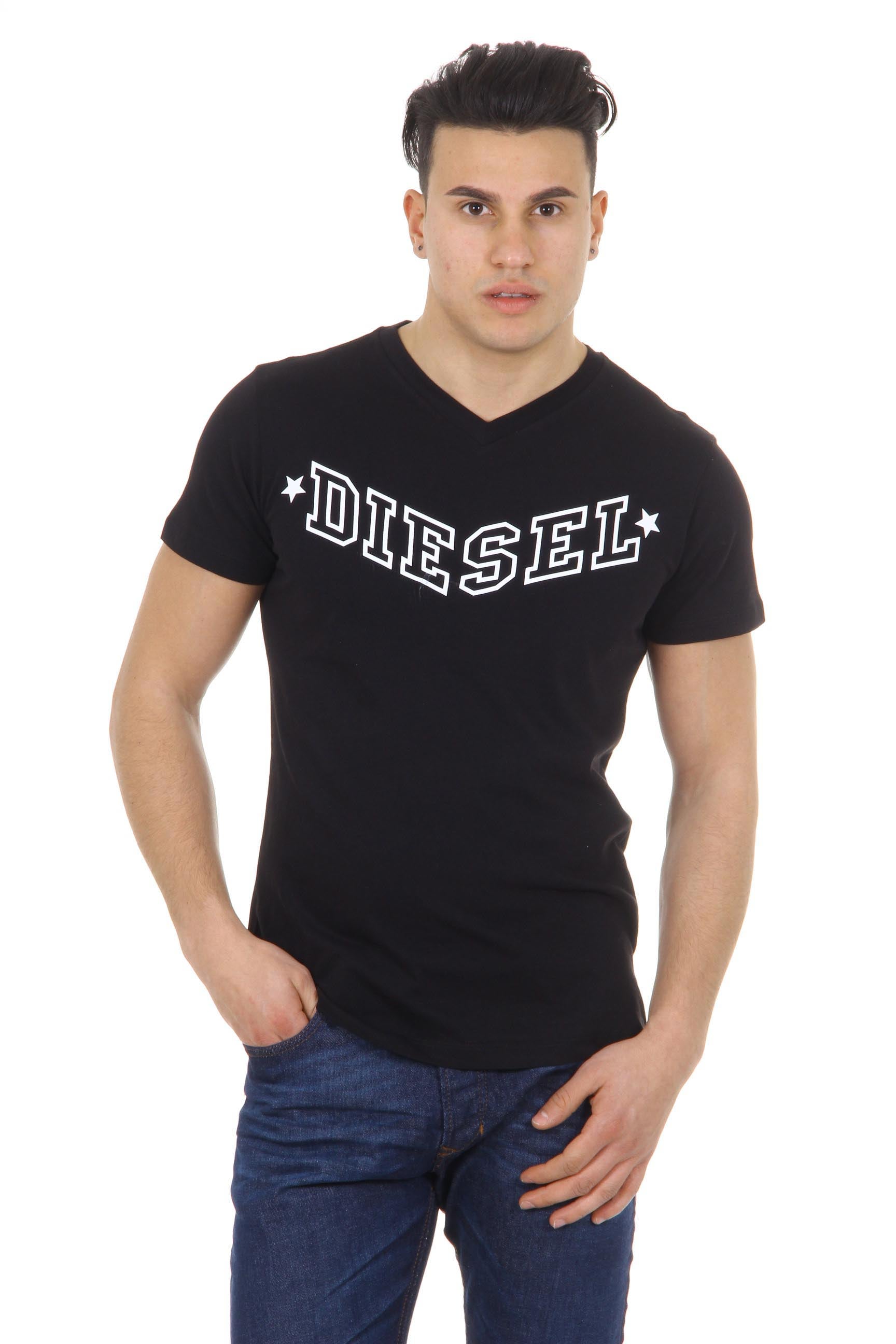Maglietta da uomo Diesel T-KRITIL 00SDG0 R091B 900