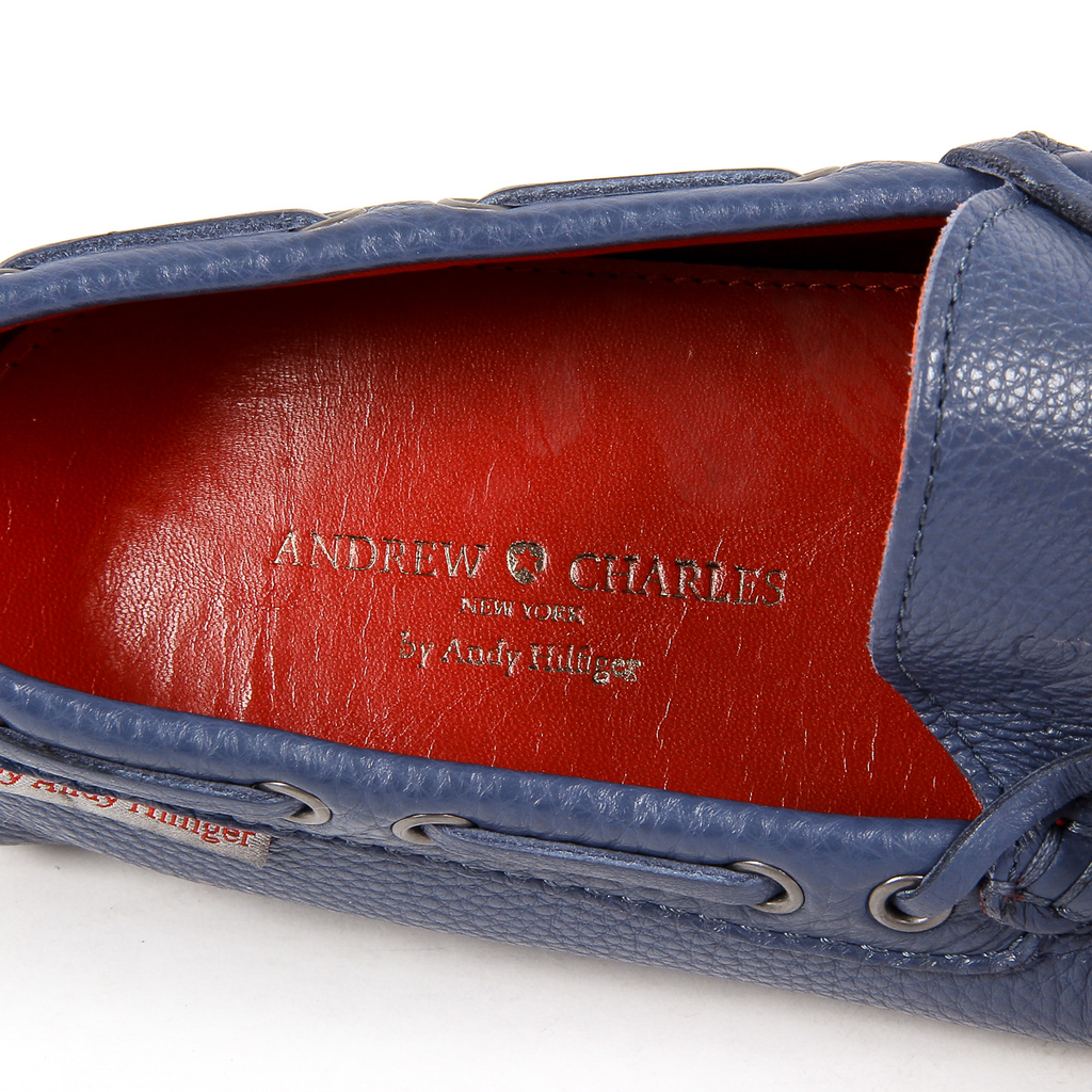 Mocassini da uomo Andrew Charles blu STEVE