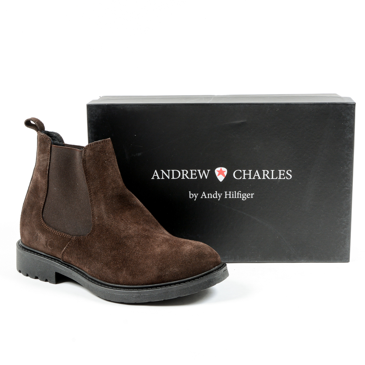 Stivaletti alla caviglia da uomo Andrew Charles marroni KID