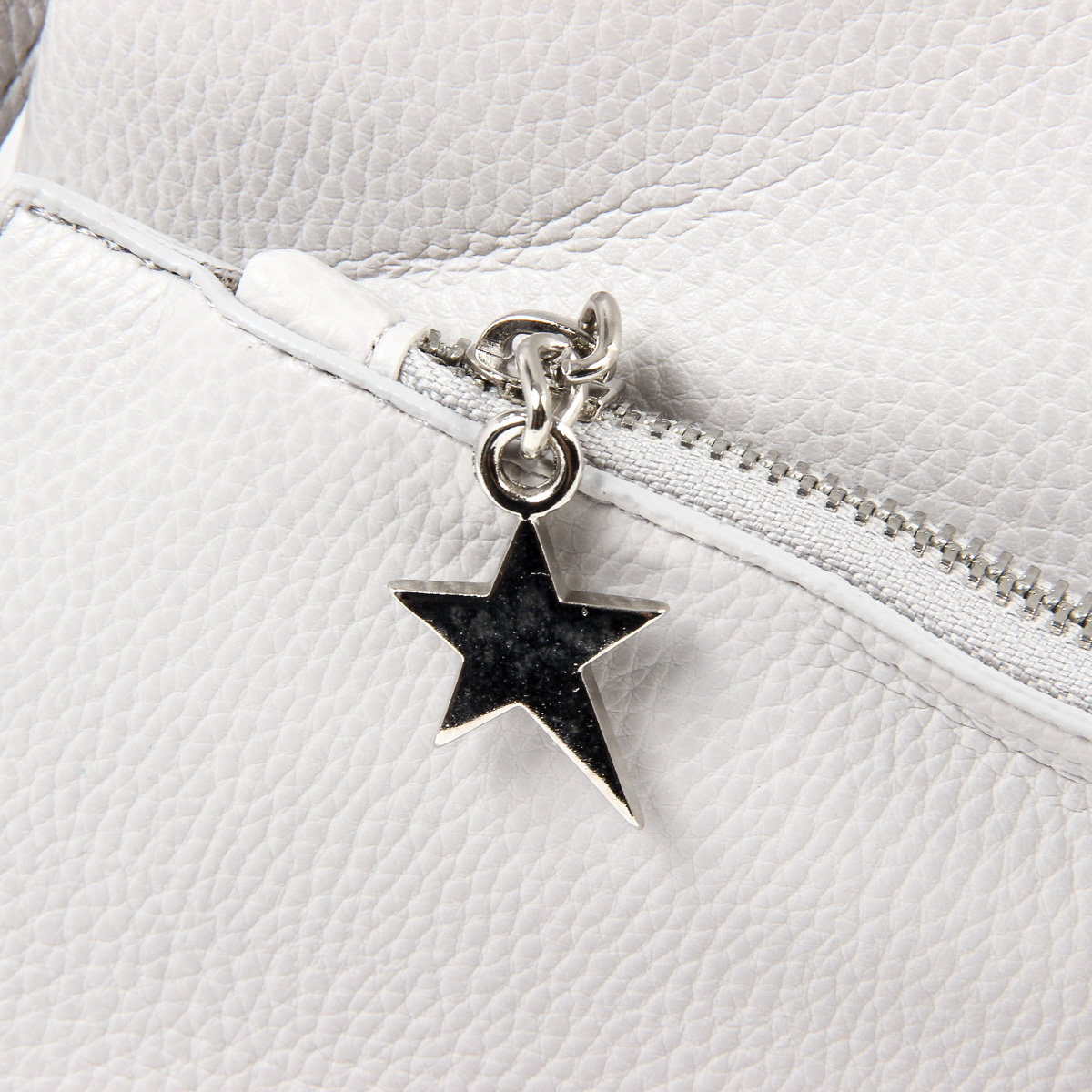Borsa a mano da donna Andrew Charles grigio chiaro RACHEL