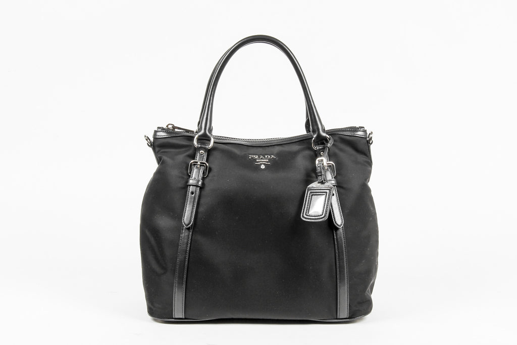 Borsa a mano Prada Ladies BR5116 in tessuto e vitello morbido