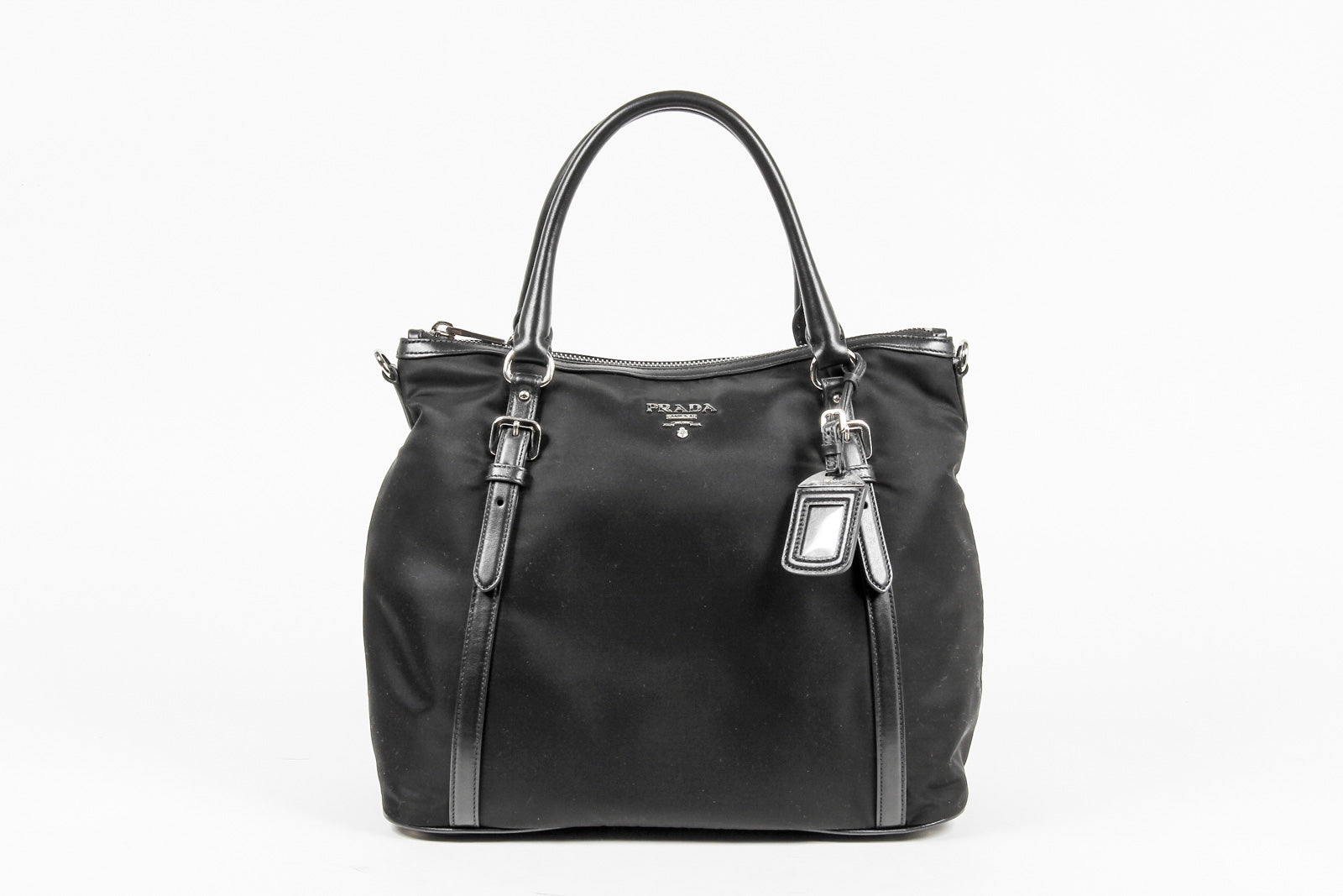 Borsa a mano Prada Ladies BR5116 in tessuto e vitello morbido