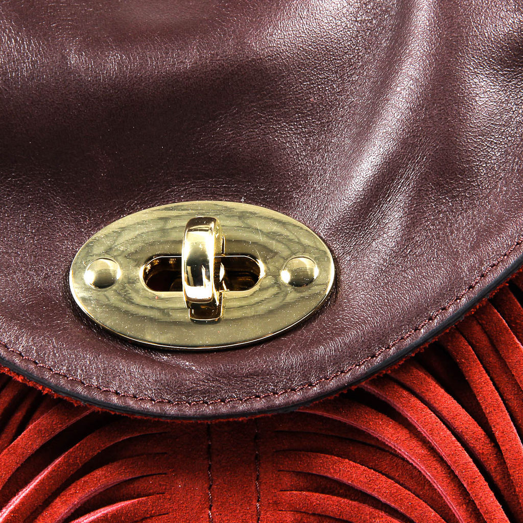 Borsa a mano da donna Andrew Charles Bordeaux LUCY