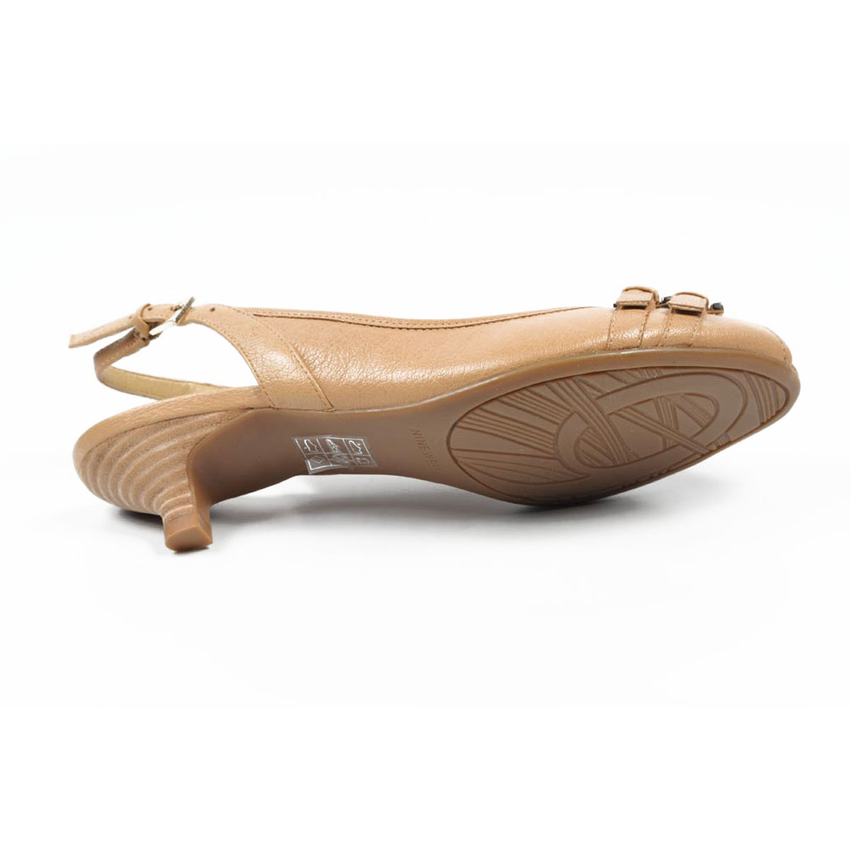 Sandalo con cinturino posteriore da donna Nine West NWROOKIE NATURALE