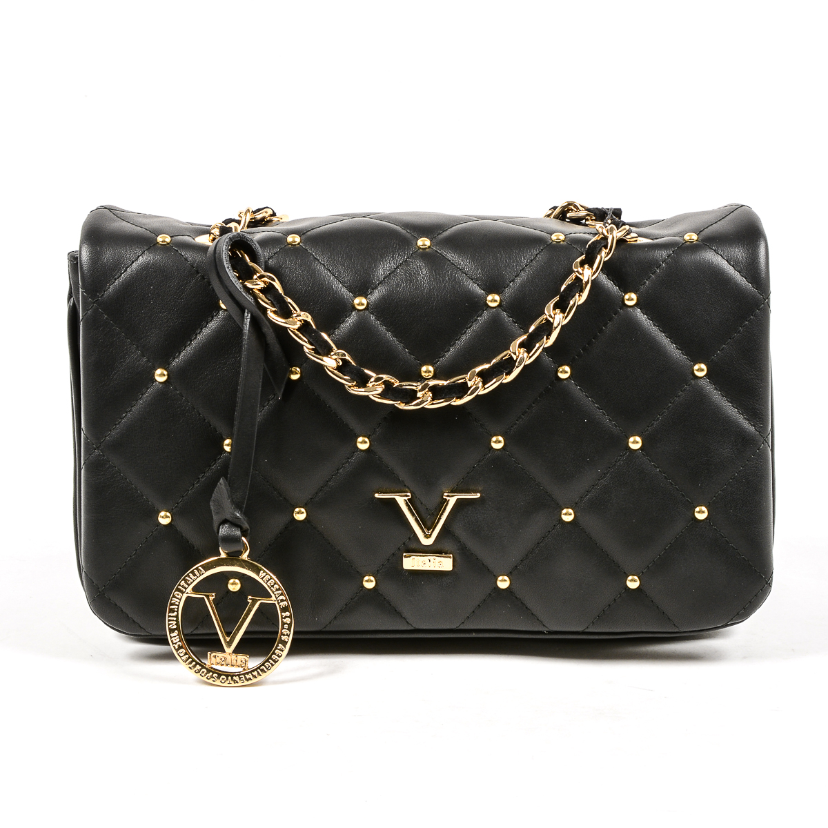 V 1969 Italia Borsa da donna nera MUMBAI