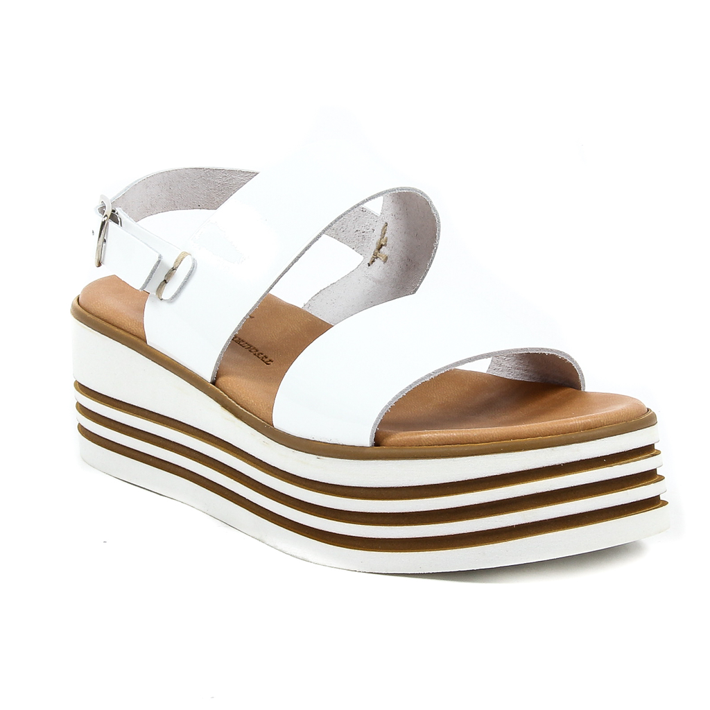 Sandalo flatform da donna V 1969 Italia