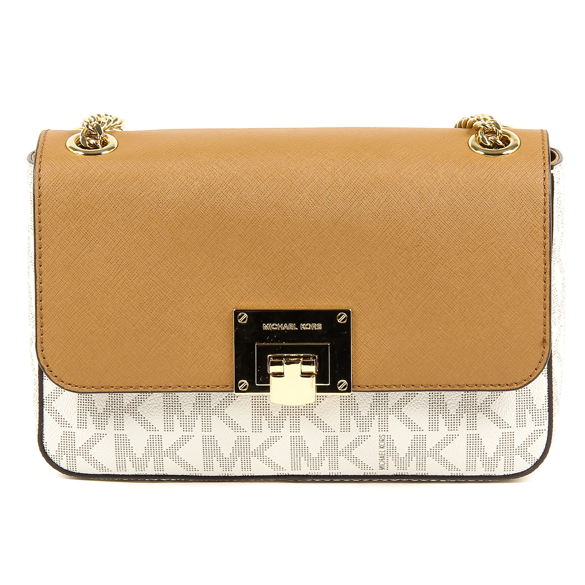 Borsa a mano da donna Michael Kors TINA 35T7GT4F2B VANIGLIA ACRN