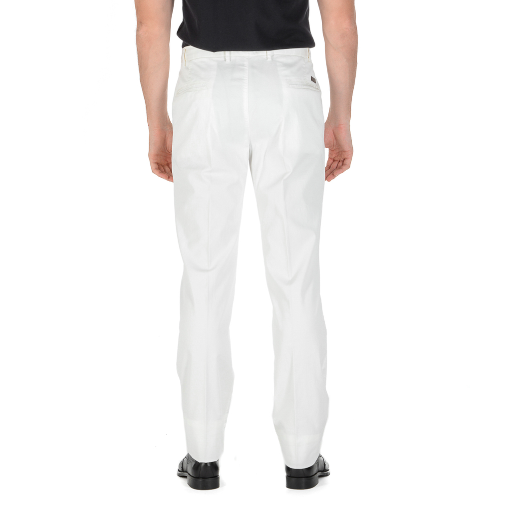 Pantaloni Armani Collezioni Uomo Bianchi