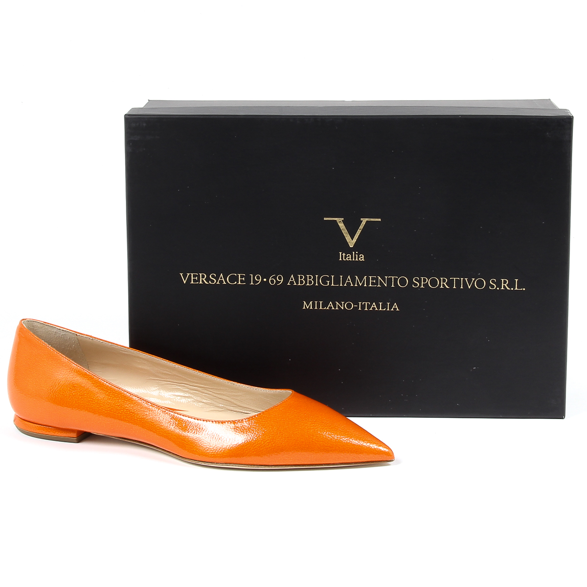 V 1969 Italia Womens Ballerina Orange CHIARA