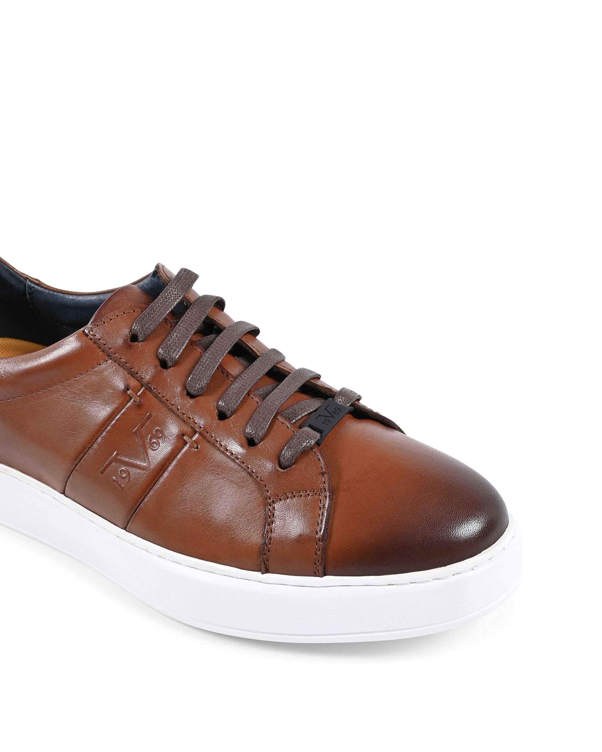 19V69 Italia Mens Sneaker Brown YO 2018-H15 TABACCO