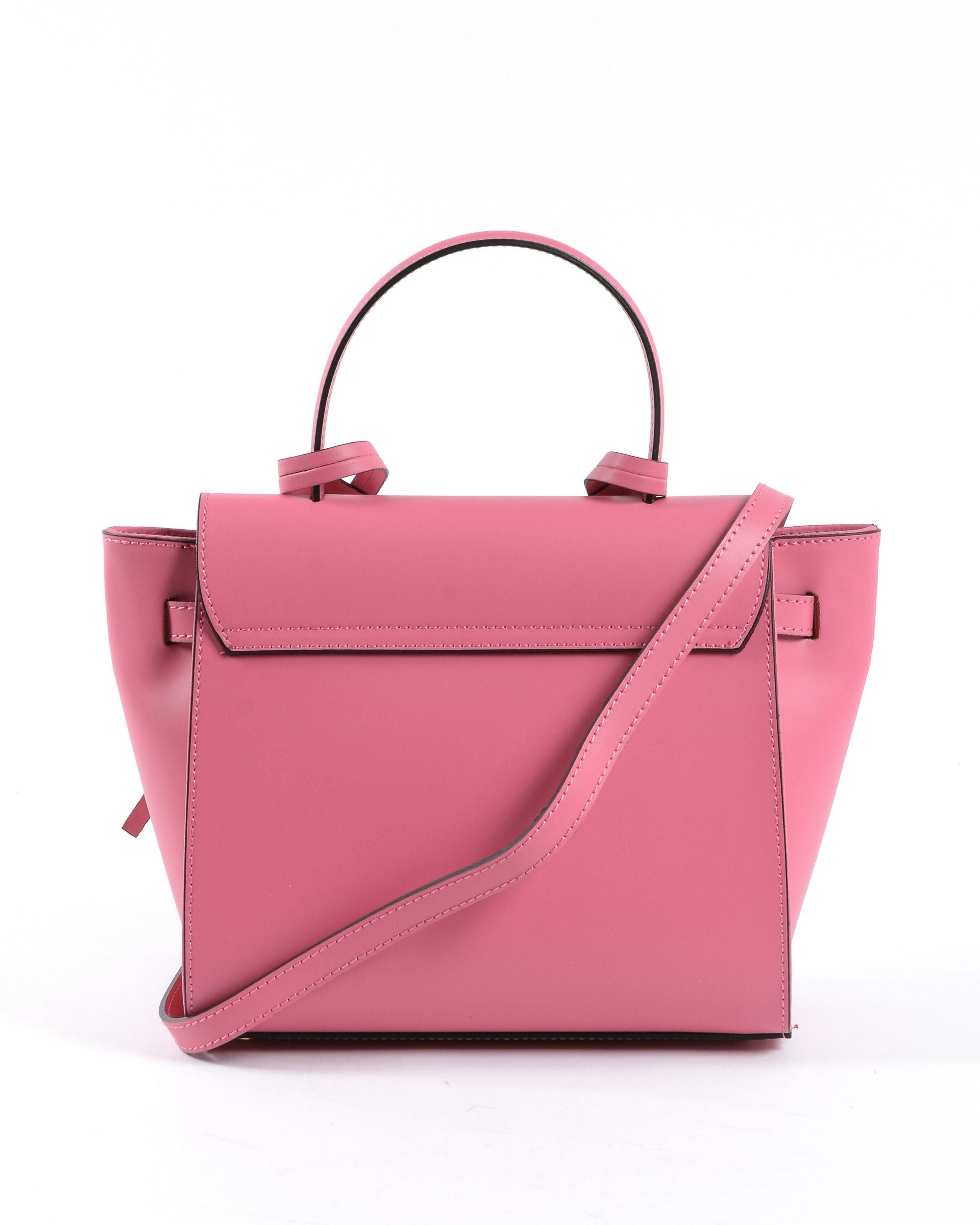 Borsa a mano da donna V Italia V030-G RUGA FUXIA