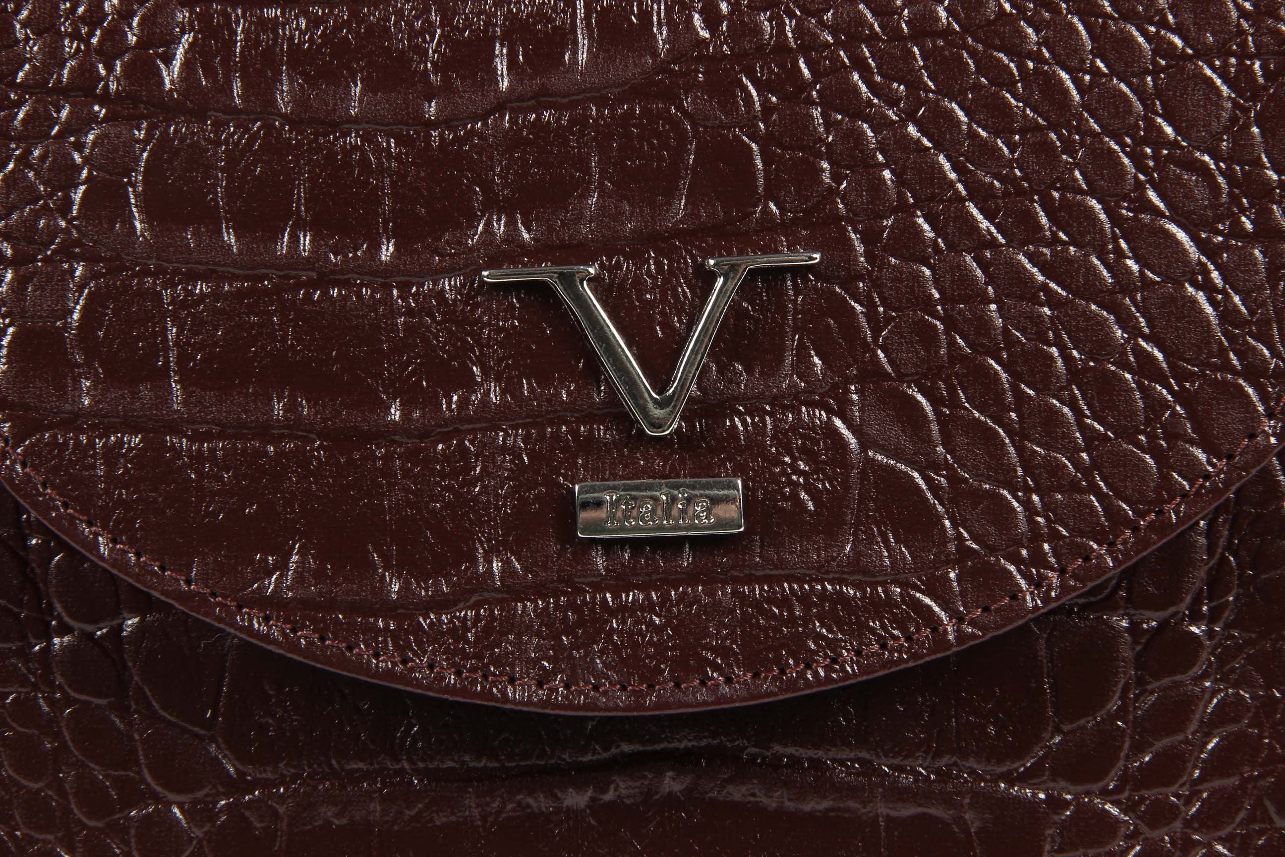 V 1969 Italia Borsa da donna ARC02 GRETA COCCO BORDEAUX