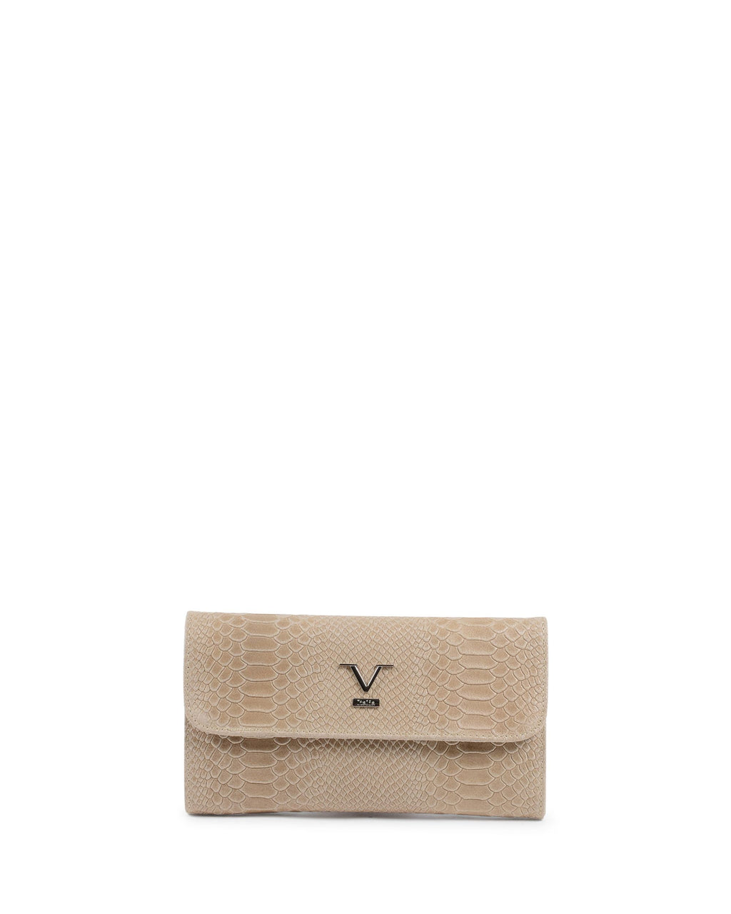 Borsa A Spalla Donna V Italia Tortora V1513 PITONE STAMPATO TAUPE