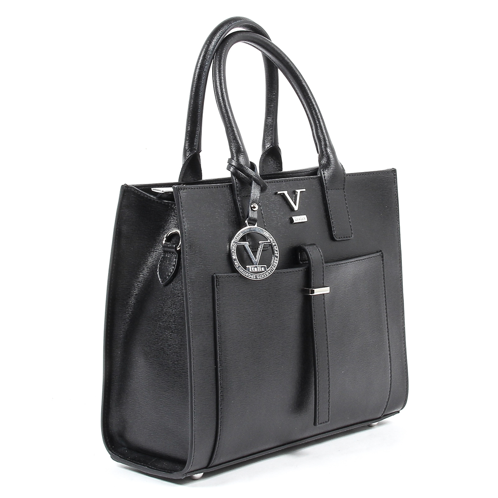 V 1969 Italia Borsa da donna V006-S SAFFIANO NERO