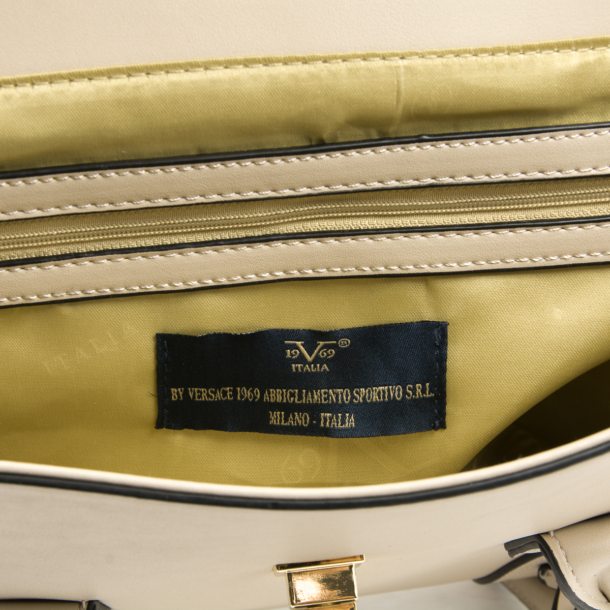 V 1969 Italia Borsa da donna beige SALLY