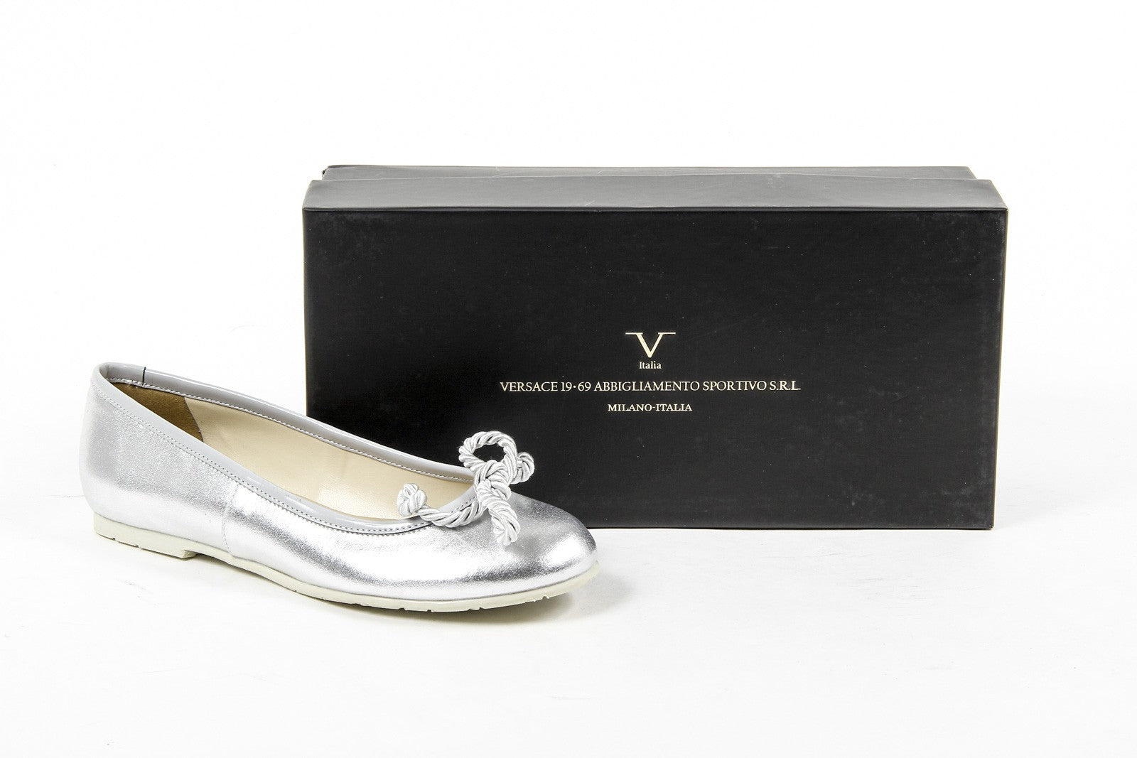 V 1969 Italia Ballerina da donna E08 LAMINATO ARGENTO