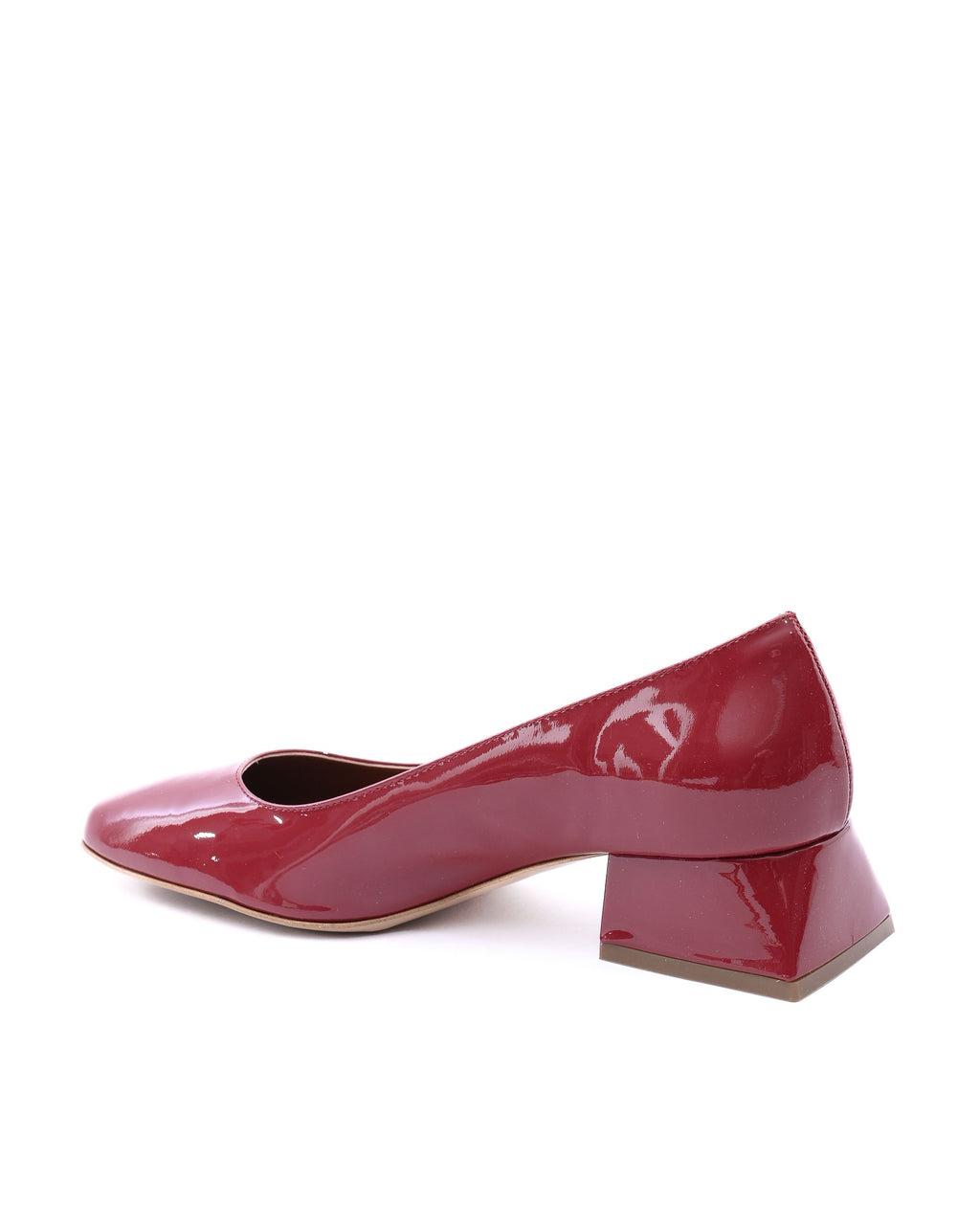 19V69 Italia Ballerina con tacco da donna SOFIA VERNICE ROSSO