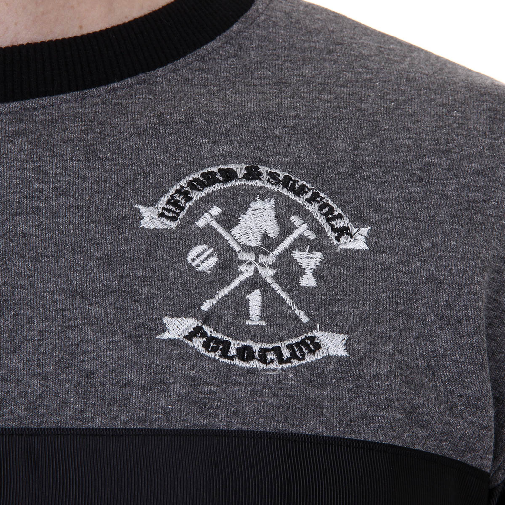 Maglione da uomo a maniche lunghe con scollo tondo Ufford & Suffolk Polo Club