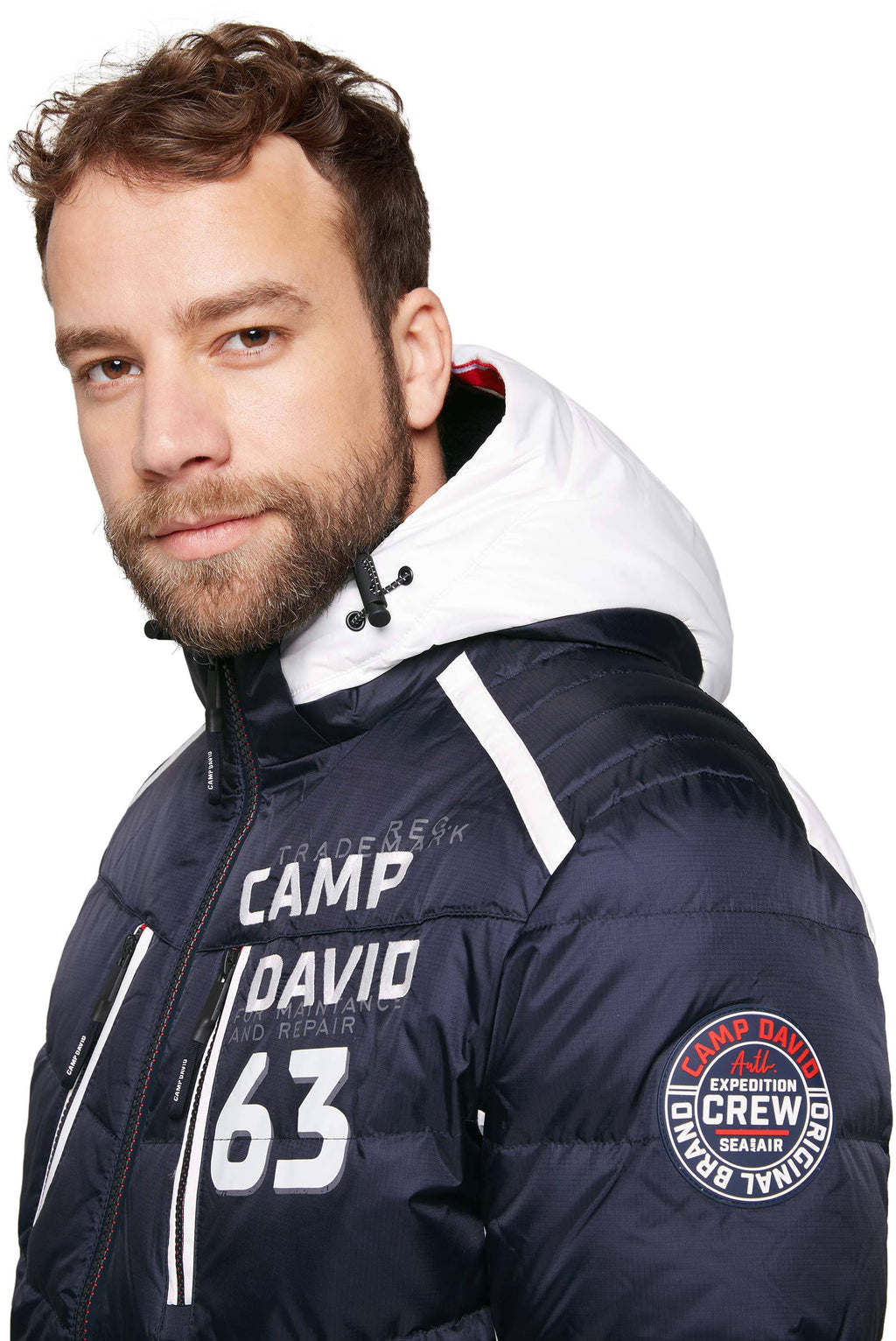 Giacca da uomo Camp David con cappuccio