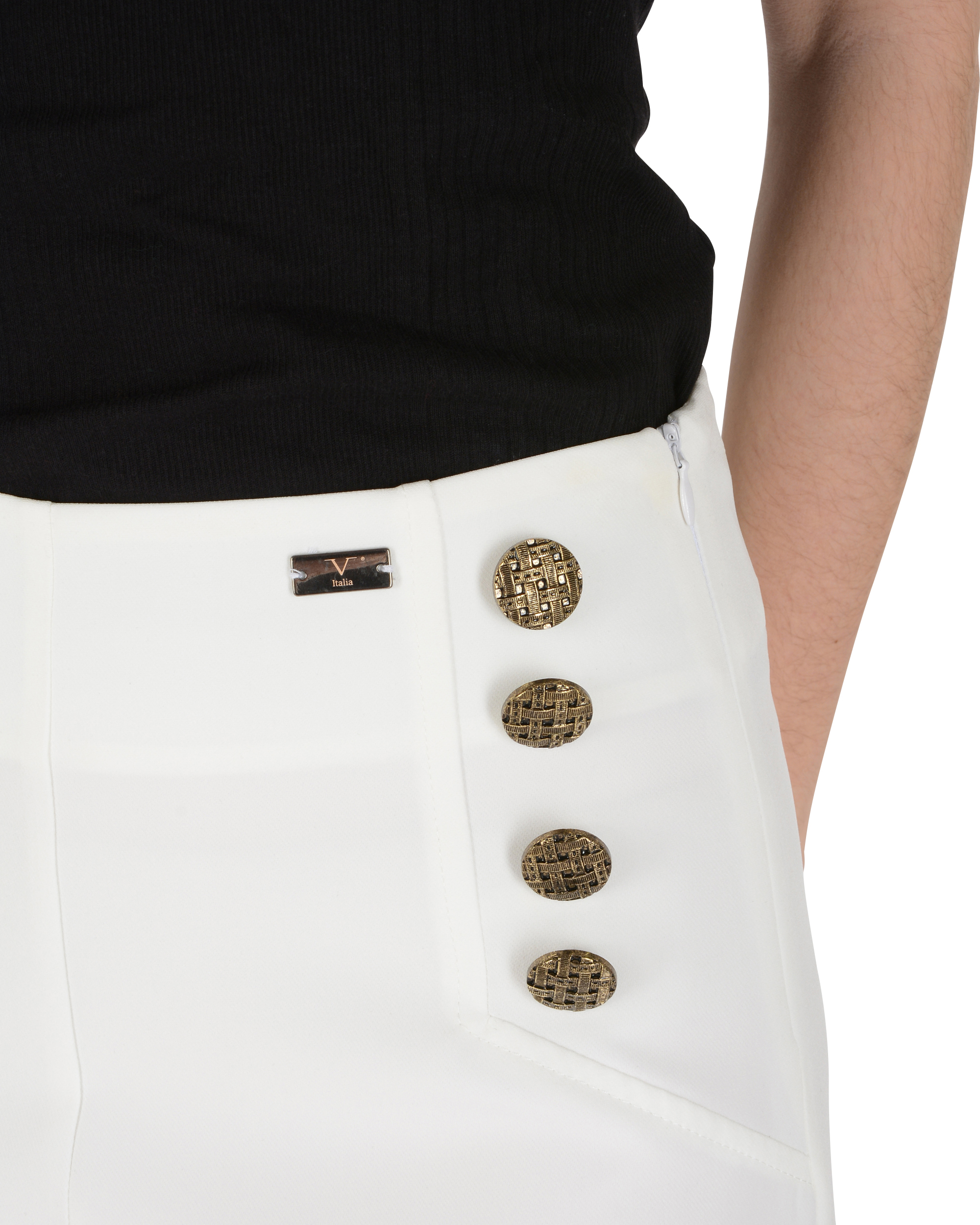 Pantalone Donna 19V69 Italia Bianco PANTALONE DOHA BIANCO