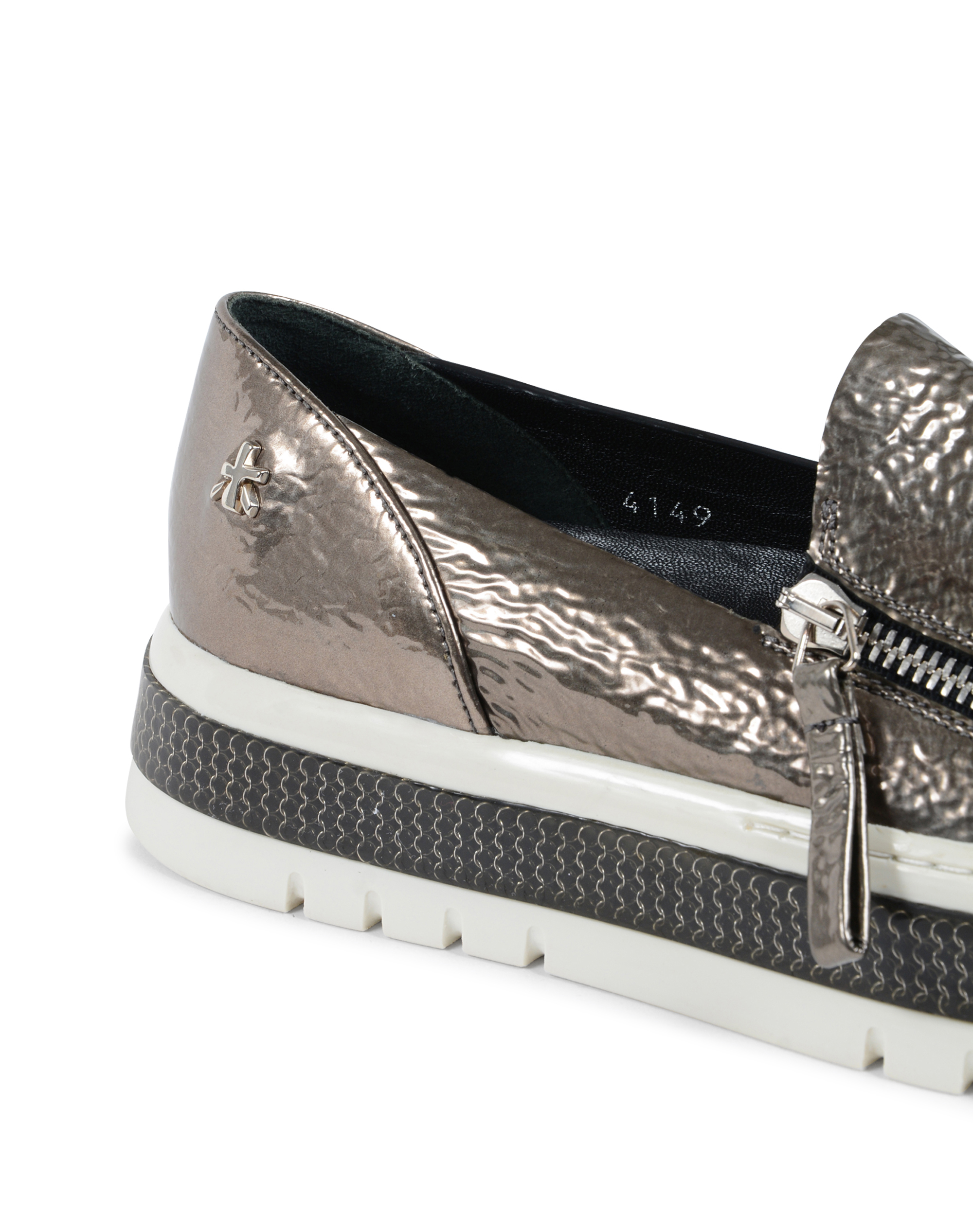 Premiata Sneaker Slip On Donna Bronzo M4149 LAME RUTENIO