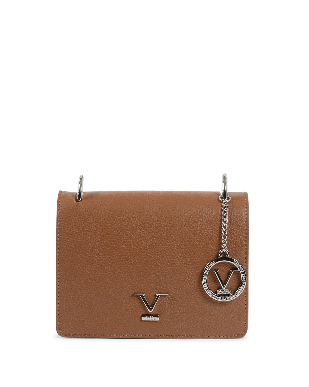 Borsa a mano da donna V Italia Marrone V1758 CERVO CUOIO