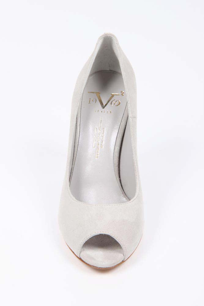 V 1969 Italia Womens Pump Open Toe 5606-VAL95 PE CA15ICE CAMOSCIO ICE