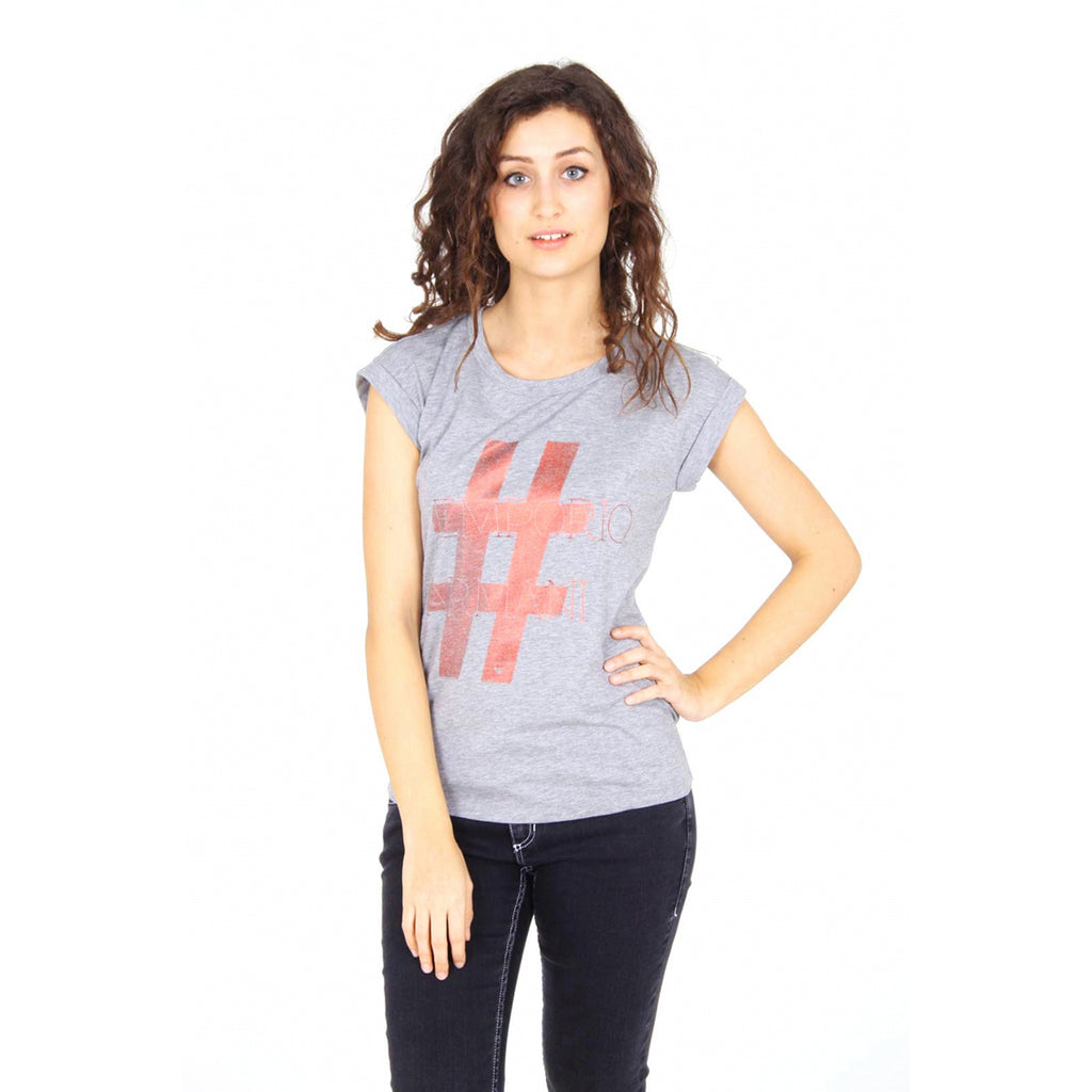 T-shirt da donna Emporio Armani manica corta AGH64 CQ C2