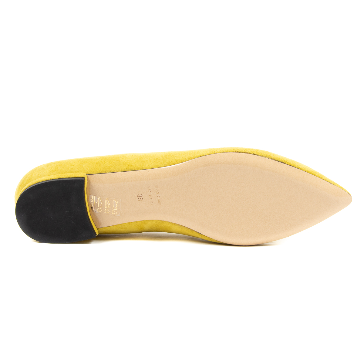 V 1969 Italia Womens Ballerina Yellow JAZZY