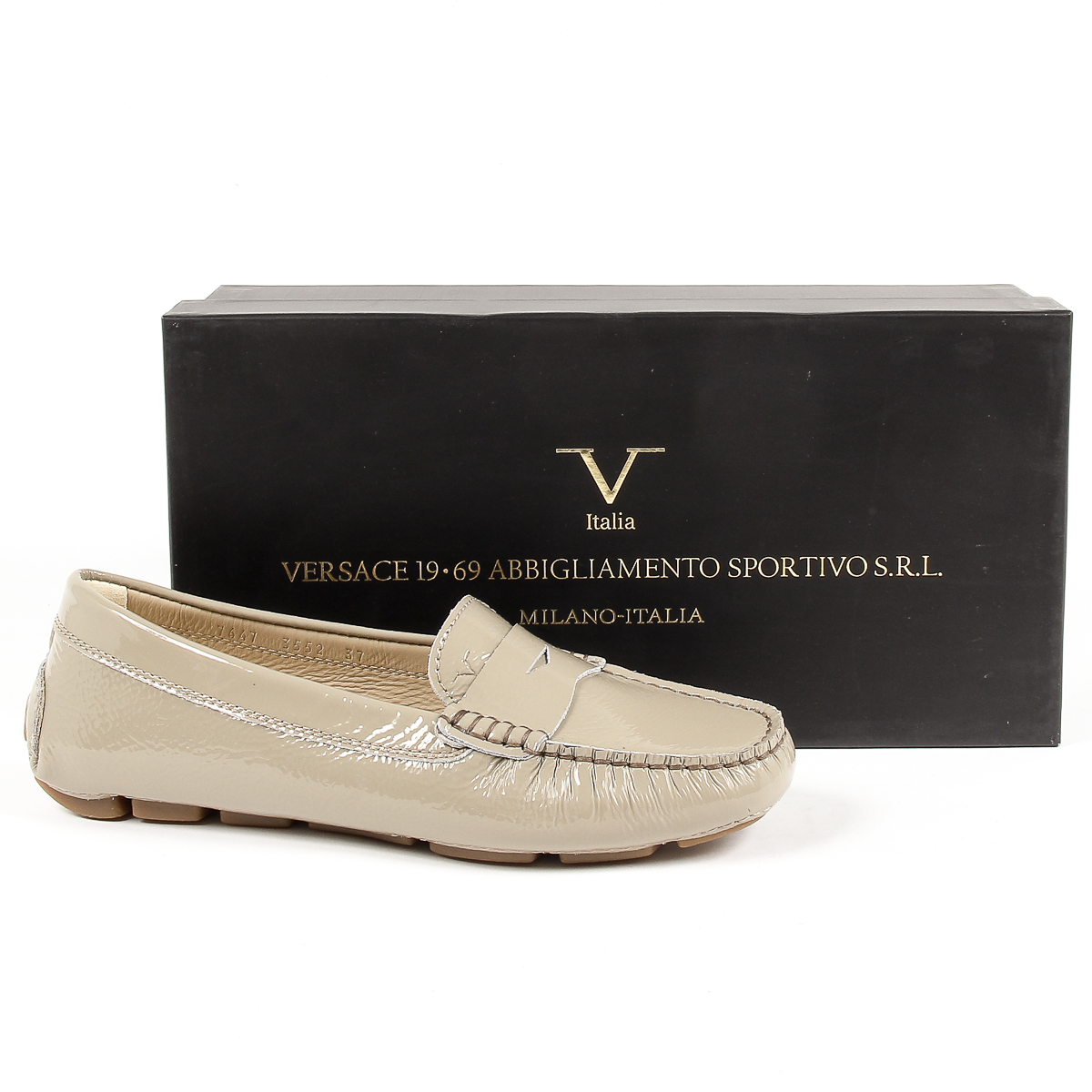 V 1969 Italia Mocassino da donna Beige AMALFI