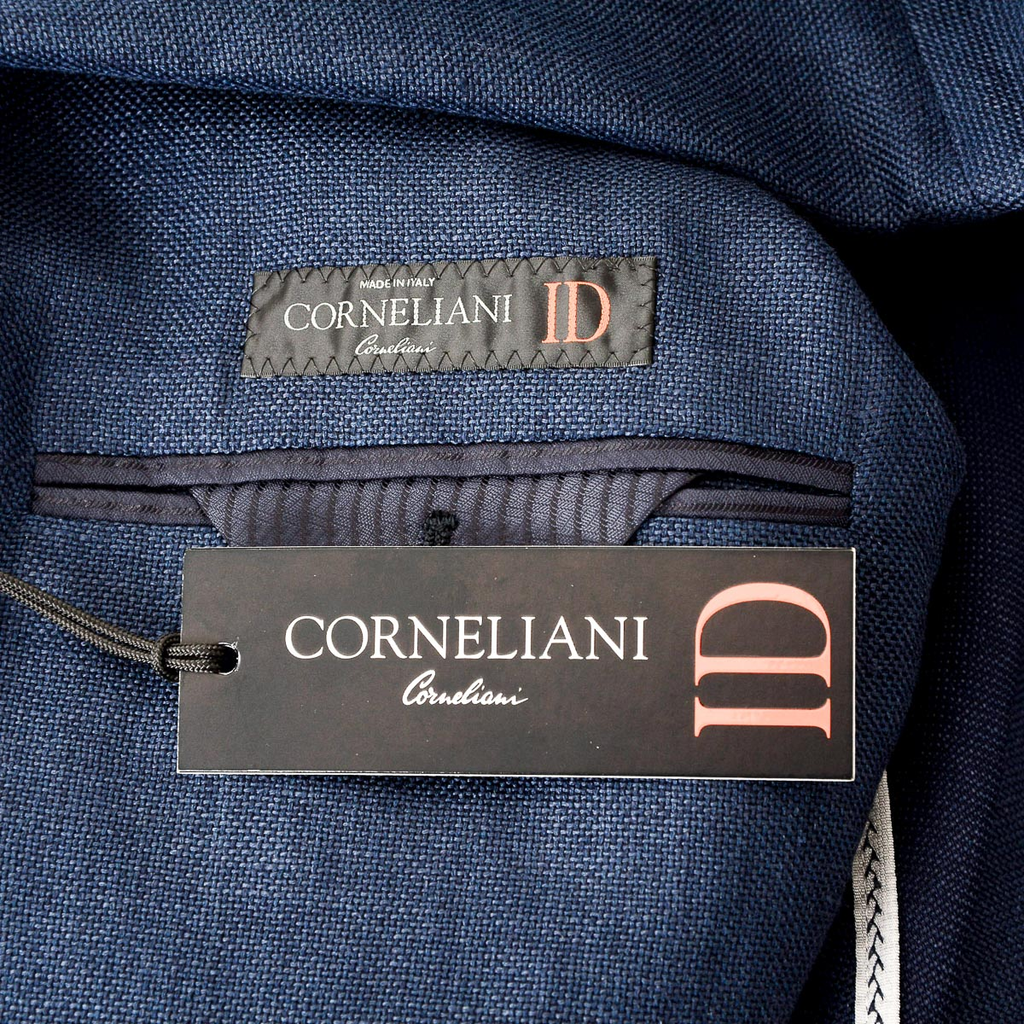 Corneliani Giacca Uomo Maniche Lunghe Blu Scuro
