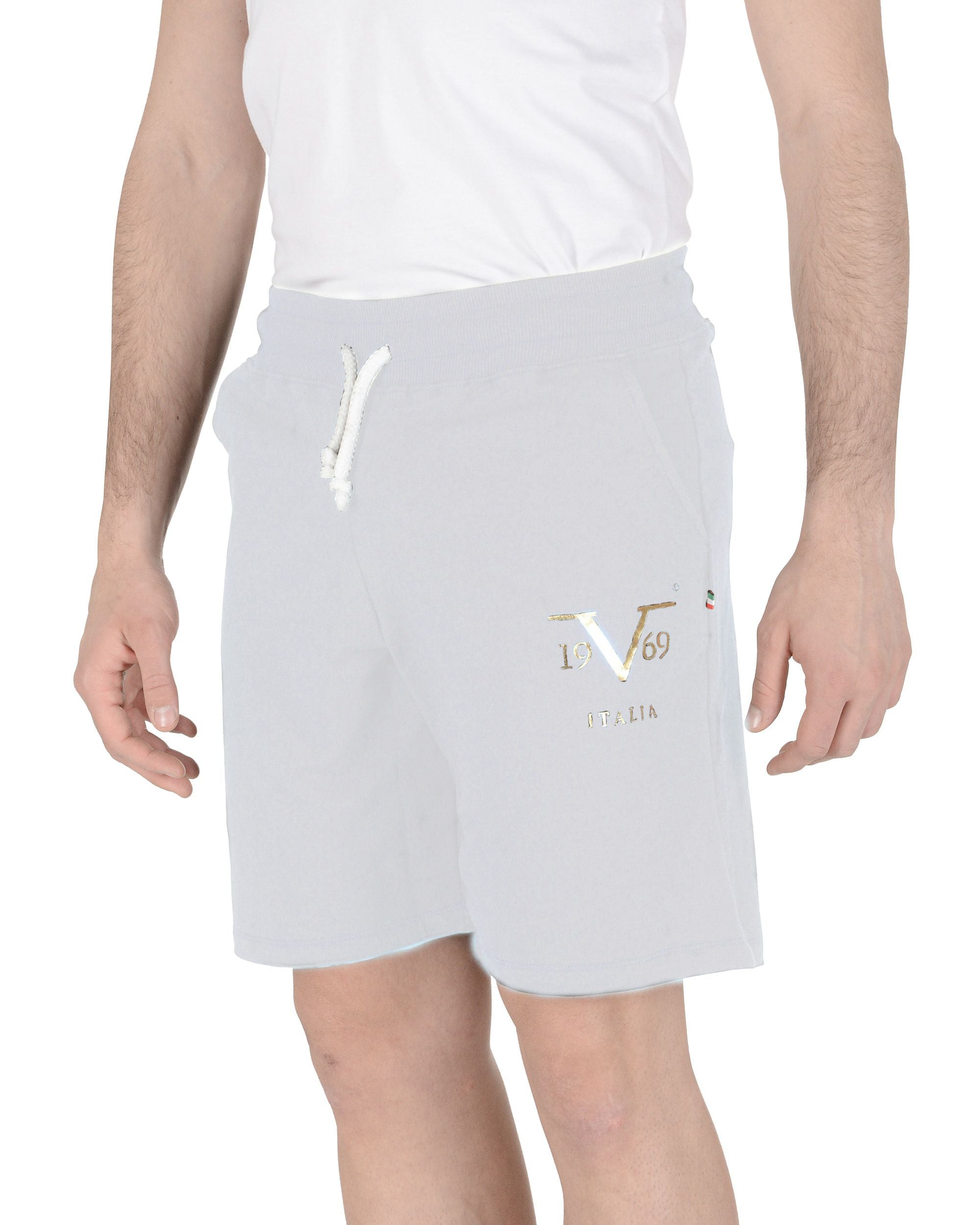 19V69 Italia Pantaloncini Uomo Grigio Chiaro BOB GRIGIO CHIARO