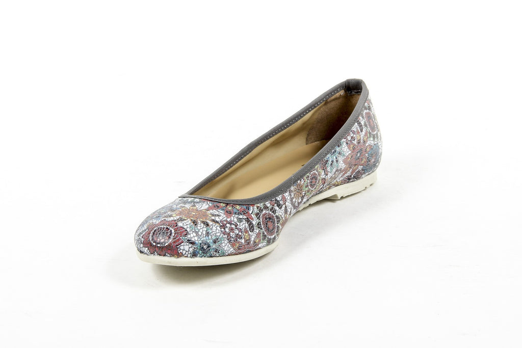 V 1969 Italia Ballerina da donna E08 FIORE GRIGIO