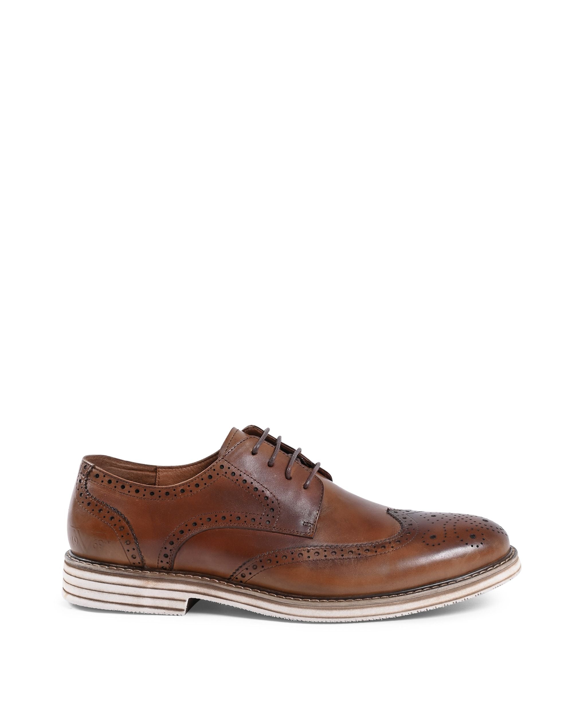 19V69 Italia Scarpe Classiche Uomo Marrone YO M949C8-26 TABACCO