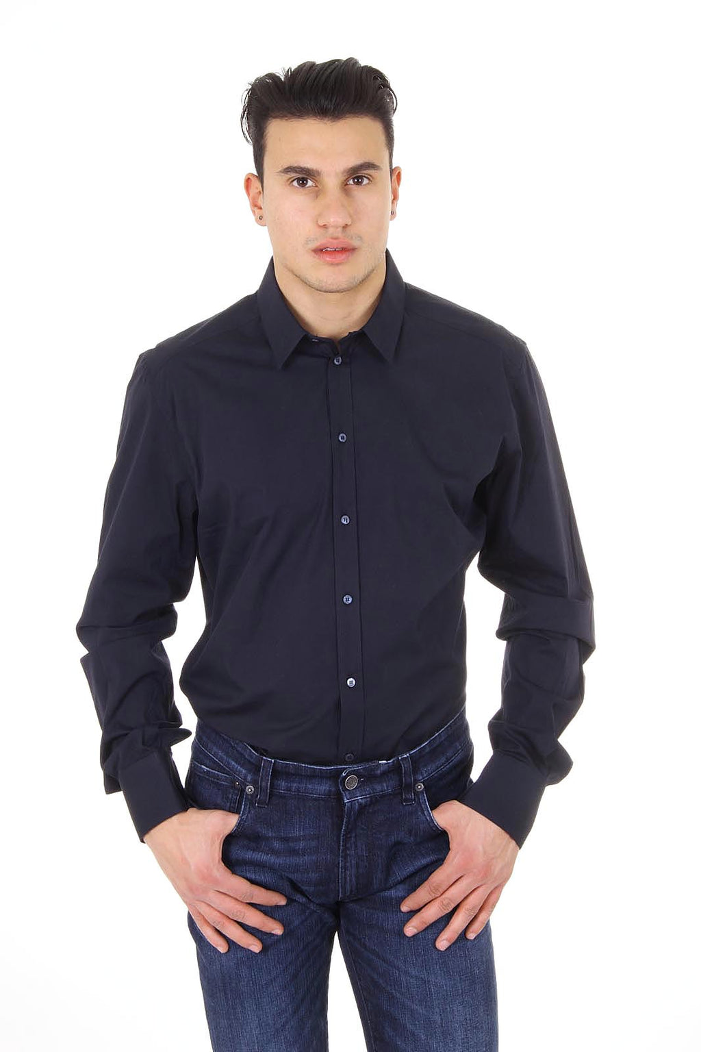 Dolce & Gabbana camicia uomo manica lunga G5CJ5T FUEAJ B0665