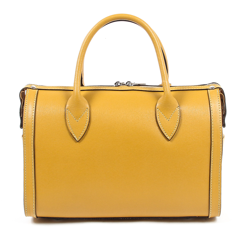 V 1969 Italia Borsa da donna V014-S SAFFIANO SENAPE V2