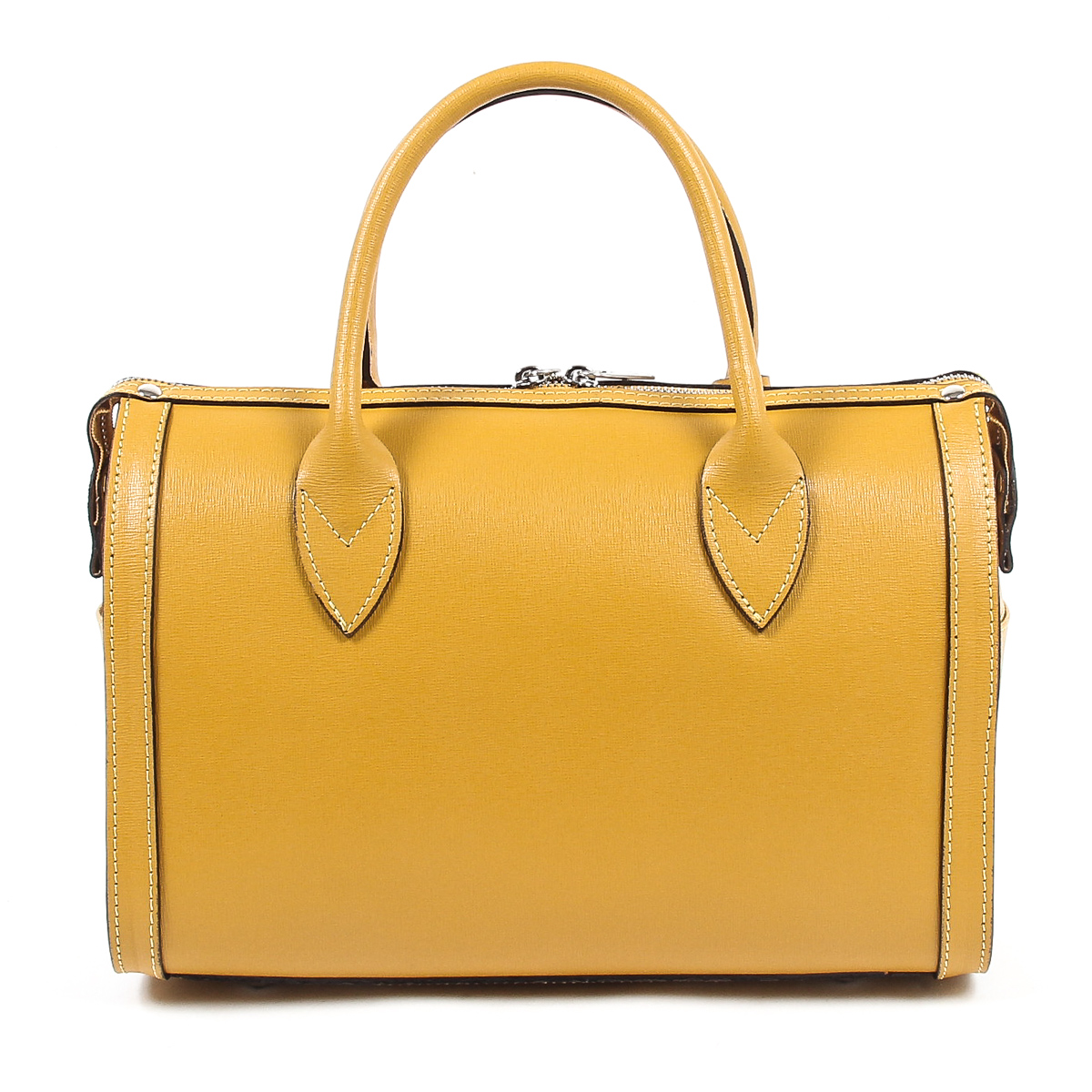 V 1969 Italia Borsa da donna V014-S SAFFIANO SENAPE V2