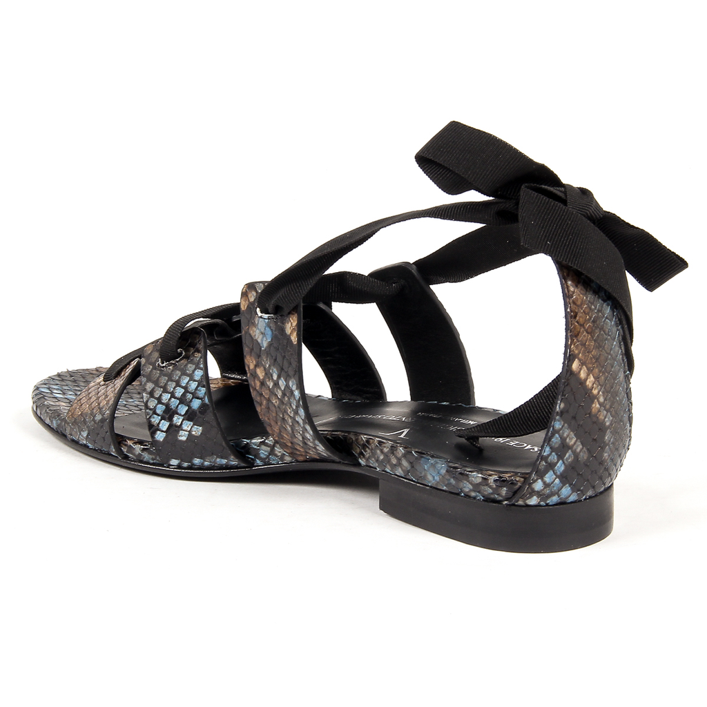 V 1969 Italia Sandalo piatto da donna Multicolor MORA