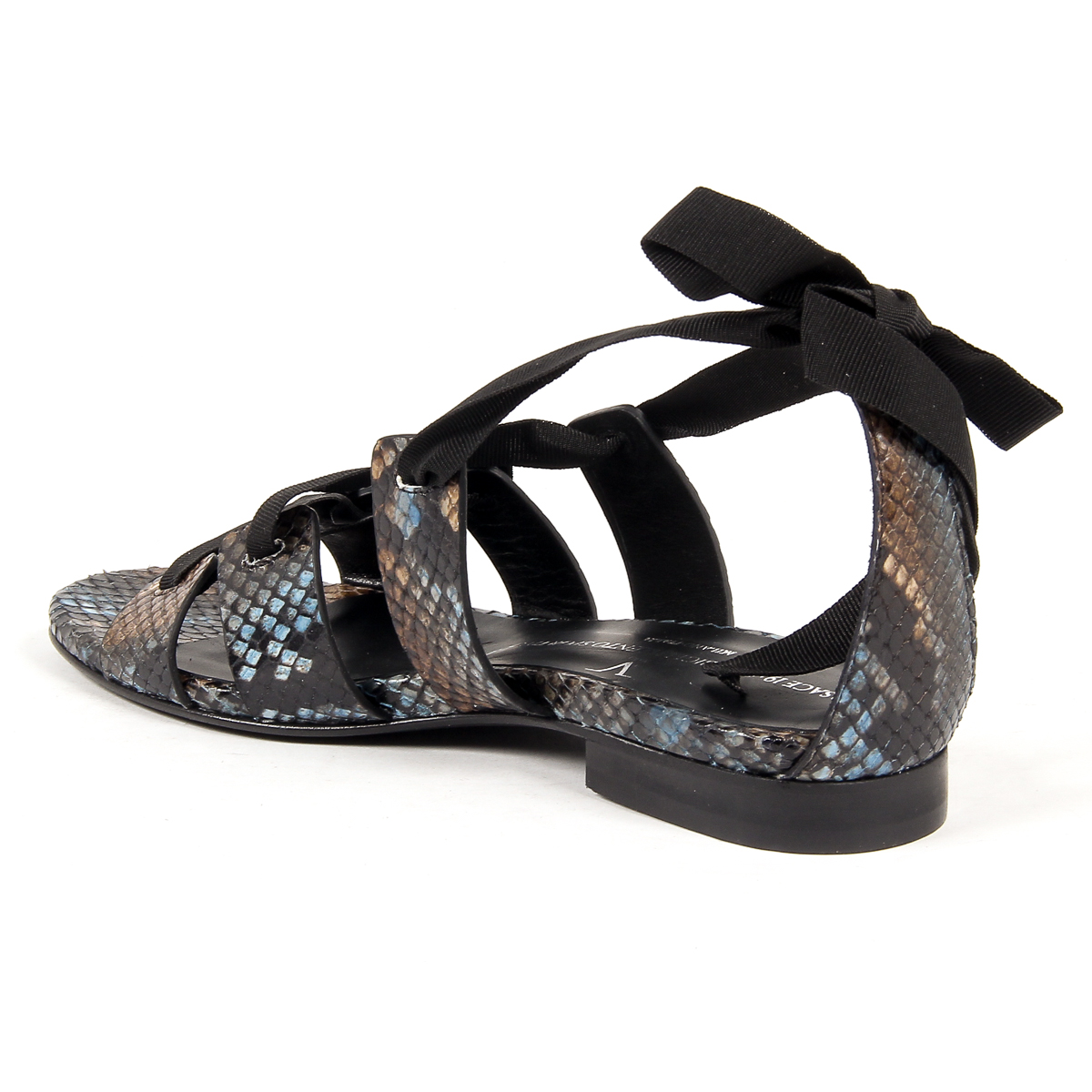 V 1969 Italia Sandalo piatto da donna Multicolor MORA