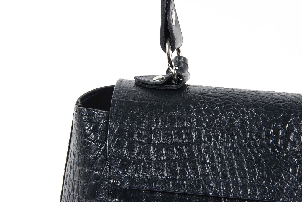 V 1969 Italia Borsa da donna ARC01 MOIRA COCCO BLUE