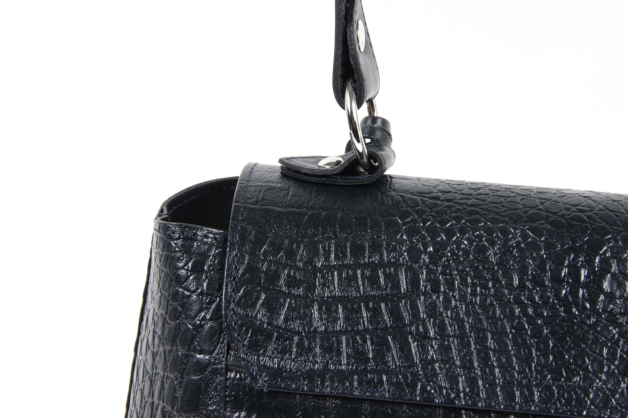 V 1969 Italia Borsa da donna ARC01 MOIRA COCCO BLUE