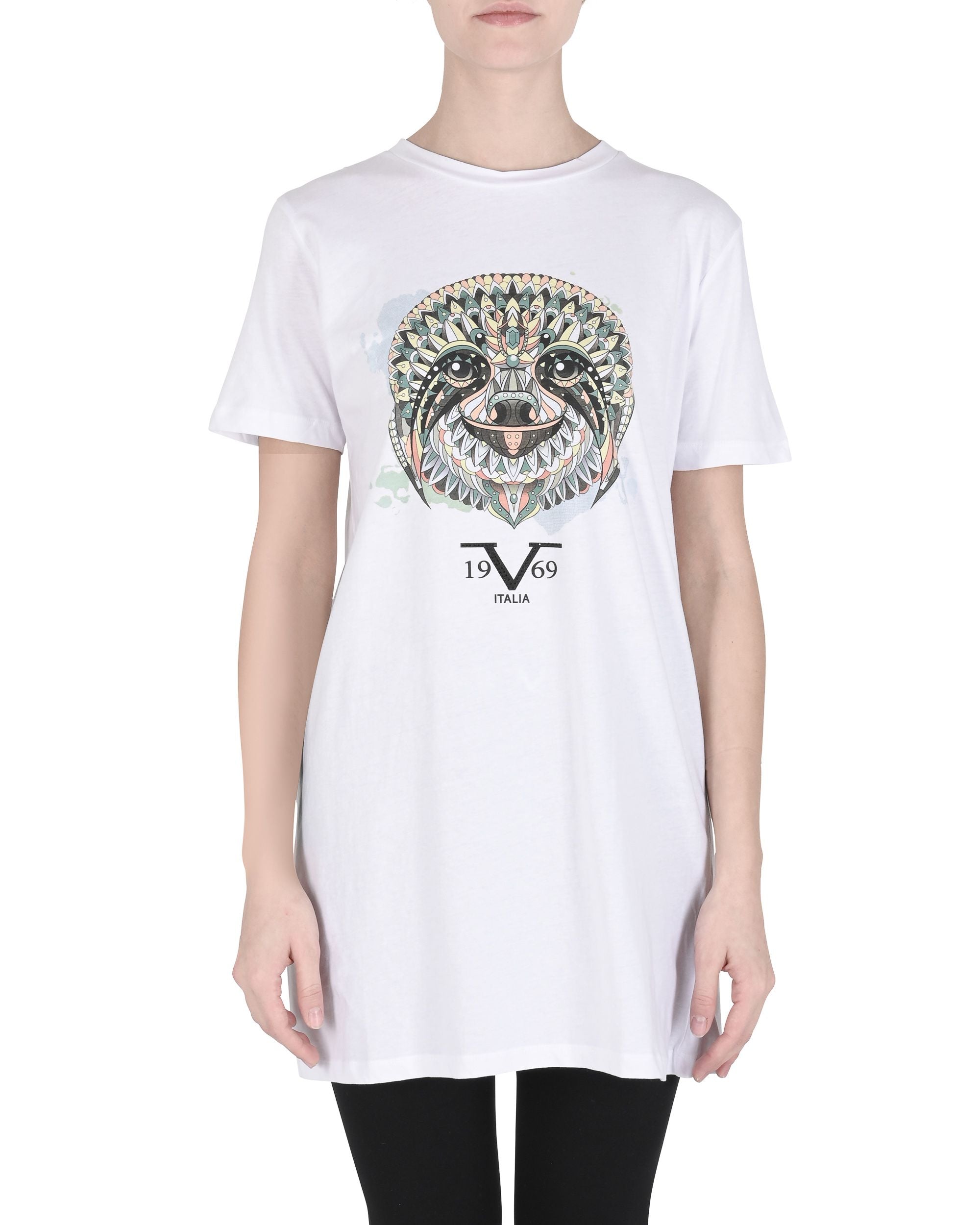 19V69 Italia T-Shirt Donna SLOTH WHITE