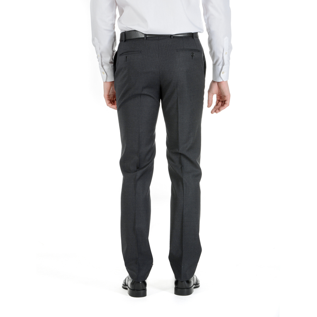 Corneliani Abito da uomo a maniche lunghe grigio scuro Super 130's