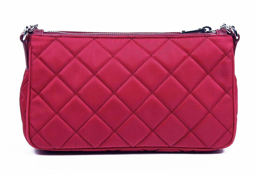 Borsa pochette Prada BT1026 Ibisco Impuntu Tessuto