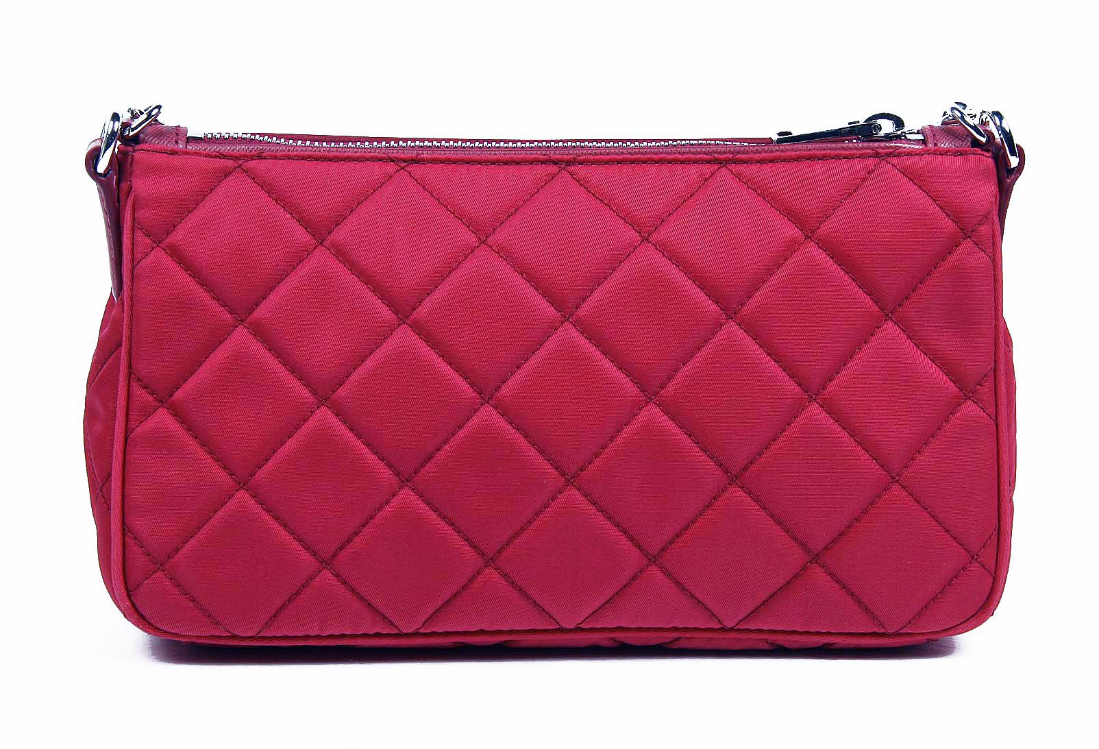 Borsa pochette Prada BT1026 Ibisco Impuntu Tessuto