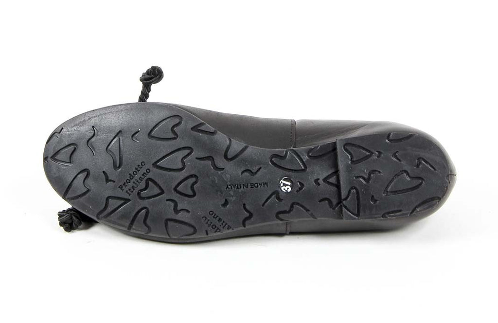 V 1969 Italia Womens Ballerina E08 NAPPA NERO