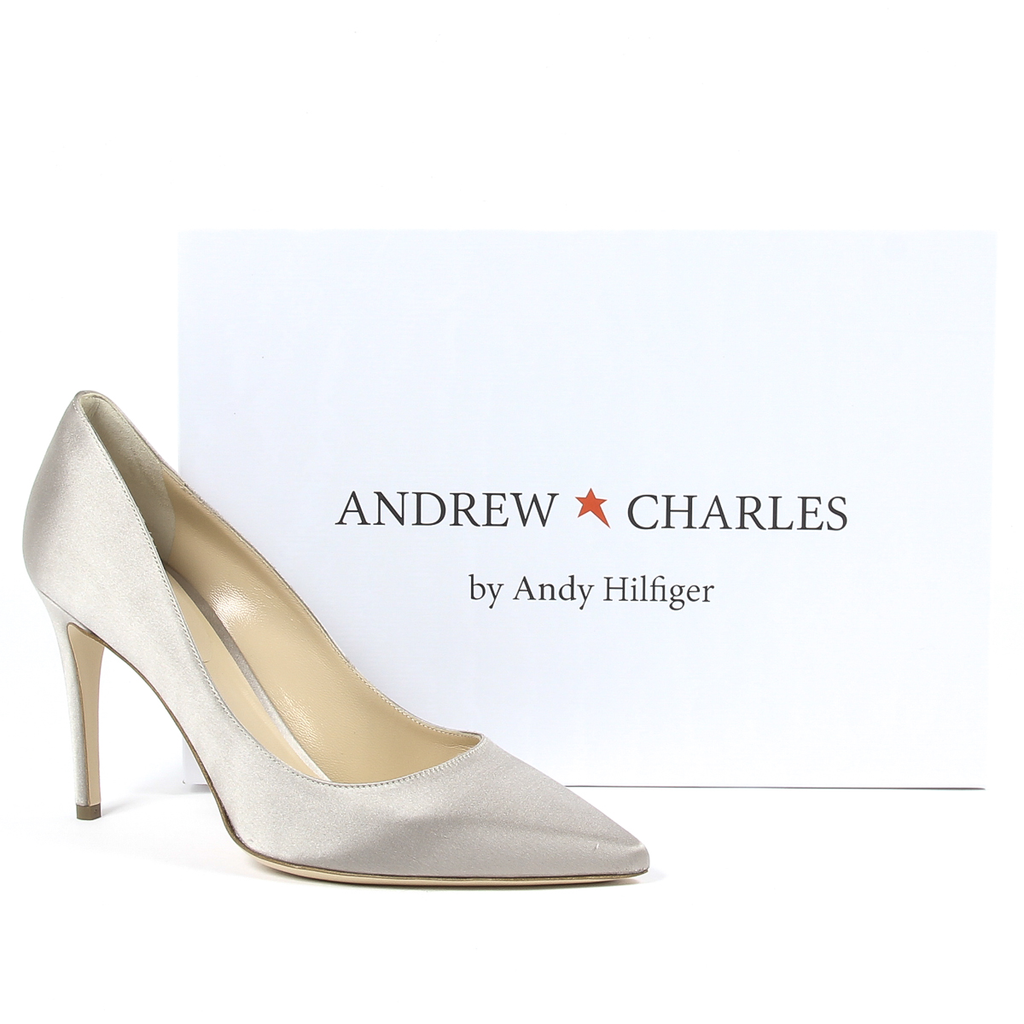Andrew Charles By Andy Hilfiger Scarpe da donna con tacco grigio MEMPHIS